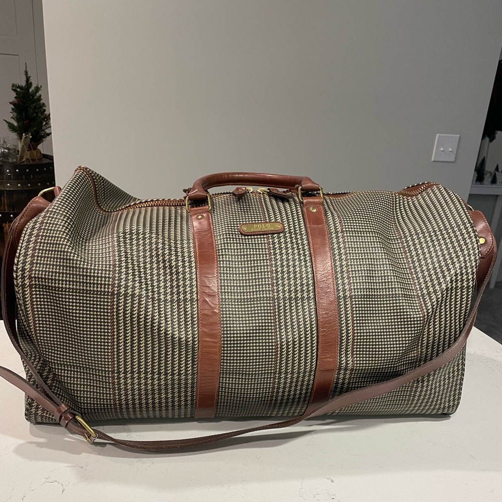 Vintage Polo Ralph Lauren Houndstooth Duffel